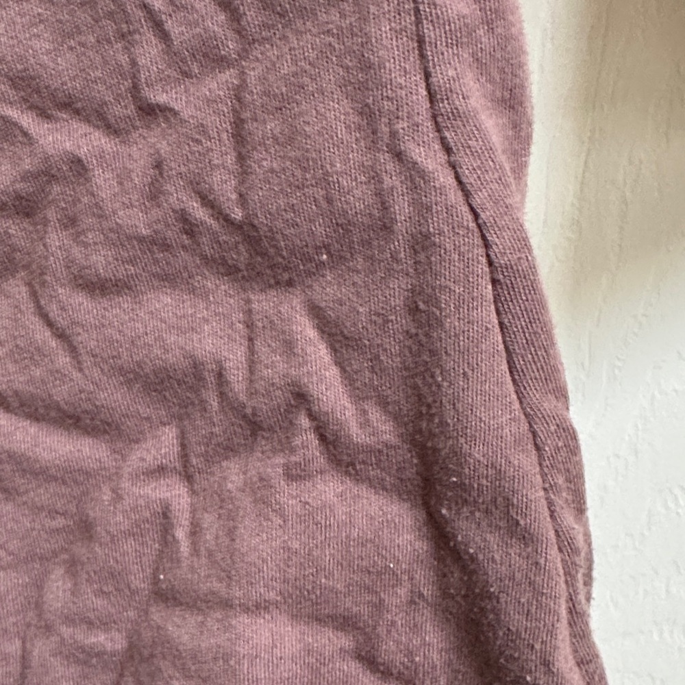 Source Unknown Ruffled V-Neck Blouse - Brown - image 3